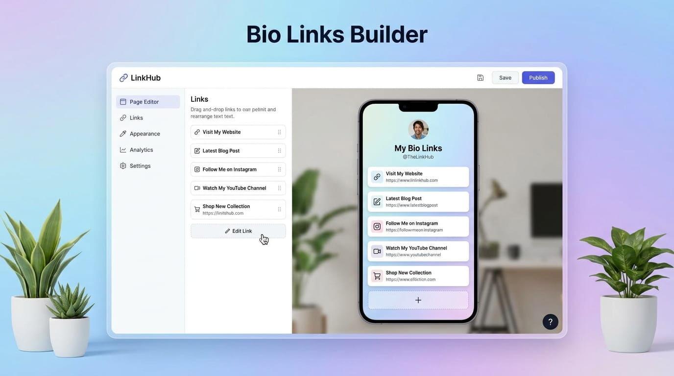 Bio Links Builder